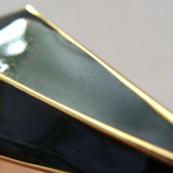 Rebecca Minkoff Gold-Tone And Black Enamel Blade Necklace - Picture 3 of 13